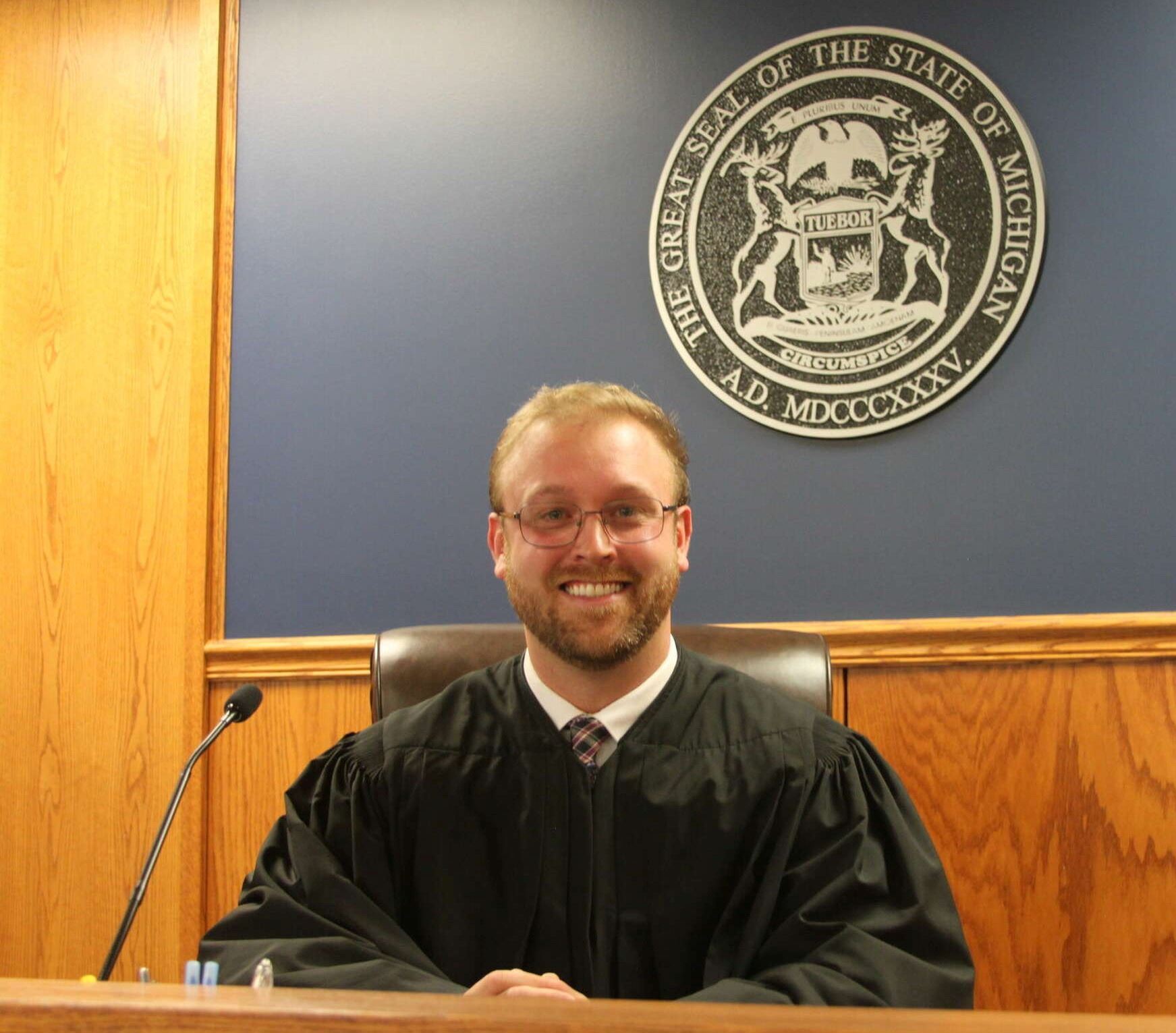 Photograph of Manistee County Probate Judge Hon. Jared C. Henry